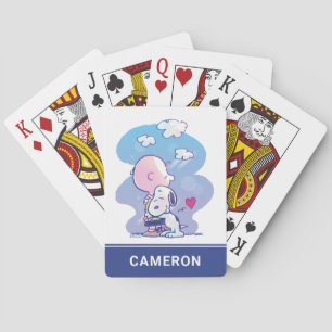 Charlie & Snoopy Hug Spielkarten
