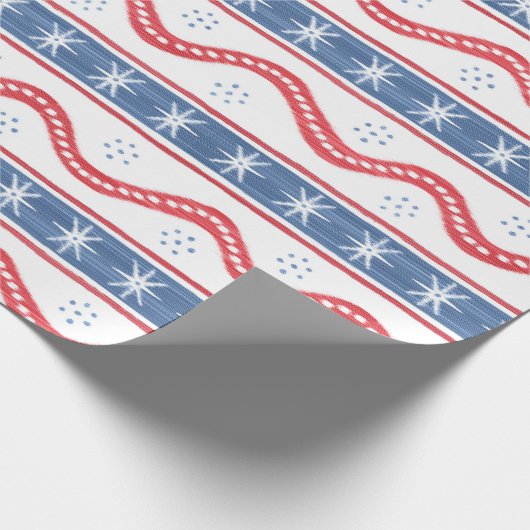Charlie Stripe Geschenkpapier (Ecke)