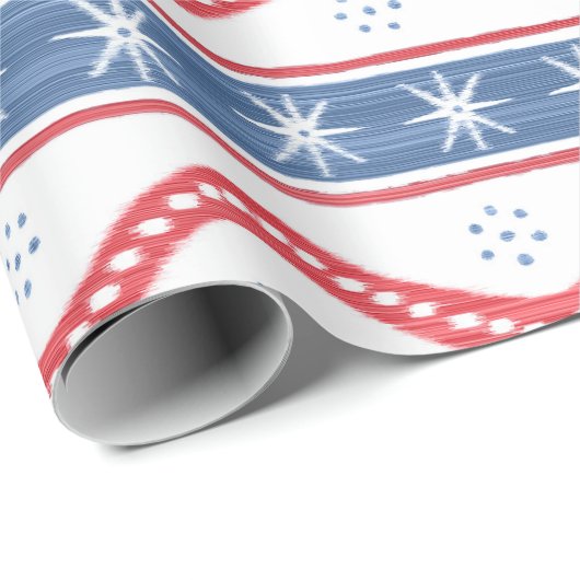 Charlie Stripe Geschenkpapier (Rolleneckpunkt)