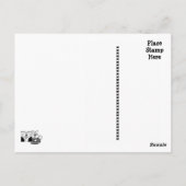 Charlie-the-Donkey-Landschaft Postkarte (Rückseite)