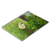 Charlie The Fox Terrier Bath Time, Notebook Notizblock (Linke Seite)