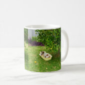Charlie The Fox Terrier Bath Time, Tasse des Kaffe (VorderseiteRechts)