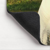 Charlie The Great Egret Mousepad (Ecke)