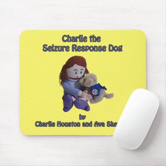 Charlie The Seizure Response Hund Mouse Pad Mousepad (Mit Mouse)