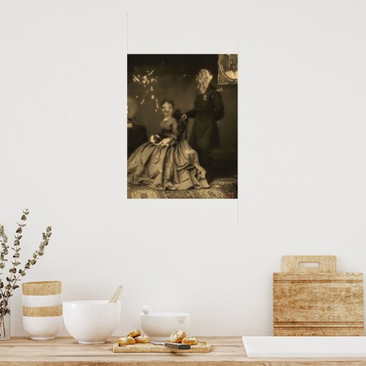 Charlie und Eileen Large Print Poster (Küche)