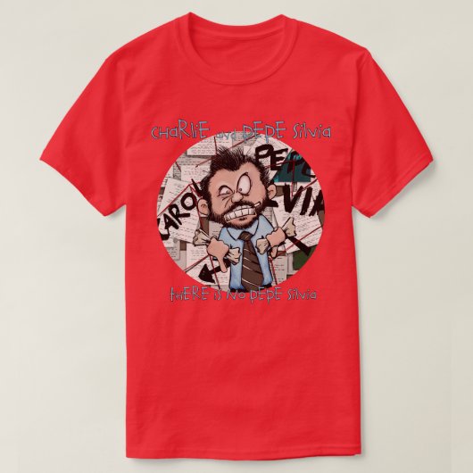 Charlie und Pepe Silvia T-Shirt (Design vorne)