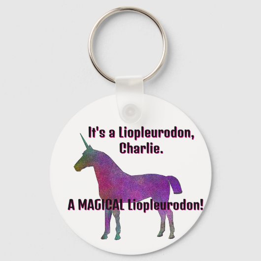 charlie unicorn keychain schlüsselanhänger (Vorderseite)