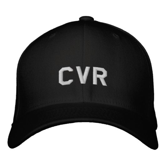 Charlie Victor Romeo Hat Bestickte Baseballkappe (Vorderseite)