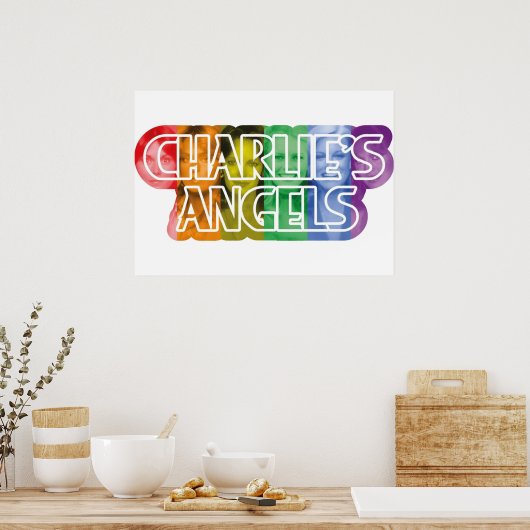 CHARLIES ANGELS POSTER (Küche)