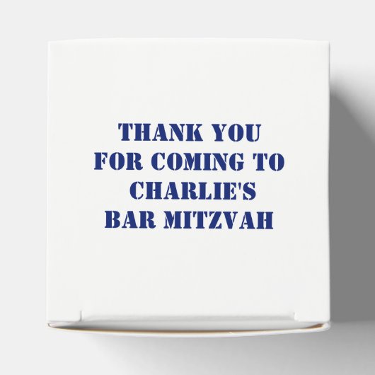 Charlie's Bar Mitzvah Geschenkschachtel (Oben)