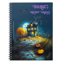 Charlie's Mitternacht Scribbles Spuk House Noteboo
