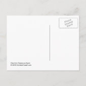 Charlie's Weihnachtsgeist Feiertagspostkarte (Rückseite)