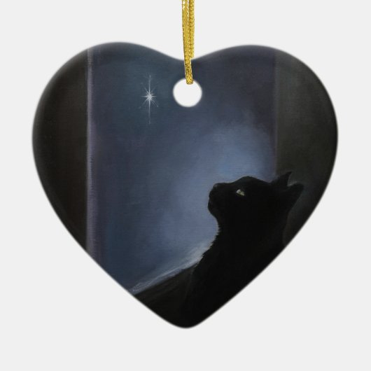 Charlie's Weihnachtsgeist Keramik Ornament (Vorne)