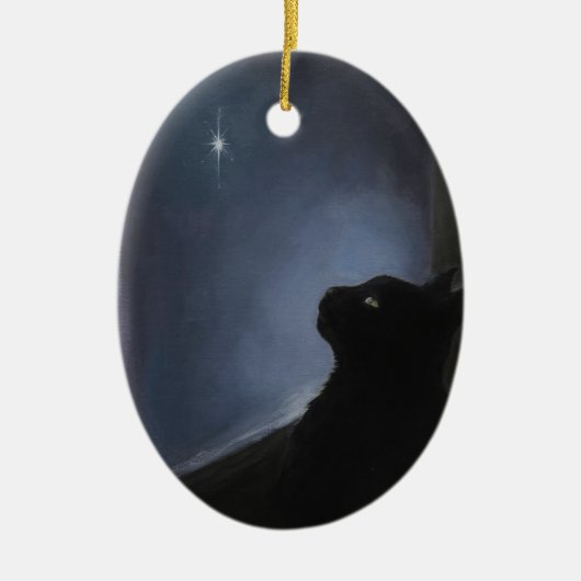 Charlie's Weihnachtsgeist Keramik Ornament (Vorne)