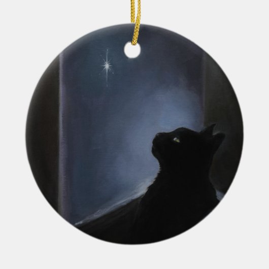 Charlie's Weihnachtsgeist Keramik Ornament (Vorne)