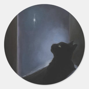 Charlie's Weihnachtsgeist Runder Aufkleber