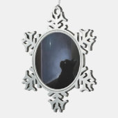 Charlie's Weihnachtsgeist Schneeflocken Zinn-Ornament (Rechts)