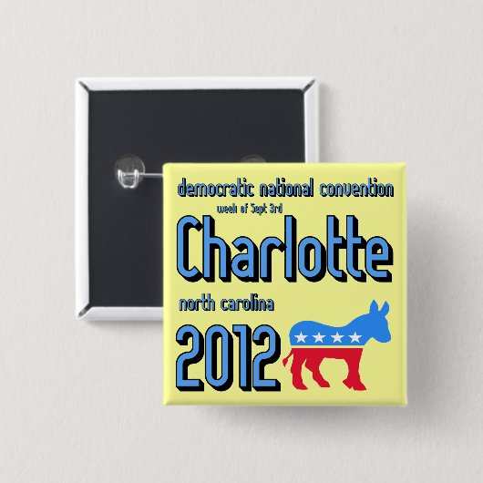 Charlotte 2012 button (Vorne & Hinten)