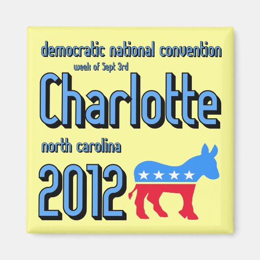 Charlotte 2012 magnet (Vorne)