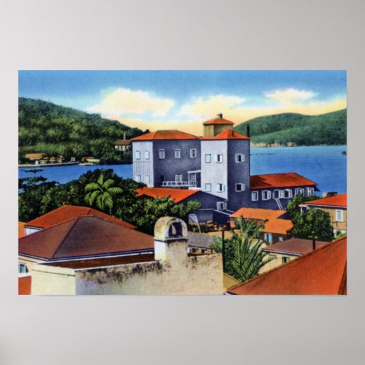 Charlotte Amalie Jungfrau Islands Rum Factory Poster (Vorne)
