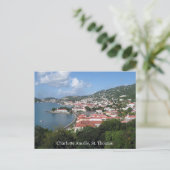 Charlotte Amalie, St Thomas Postkarte (Stehend Vorderseite)