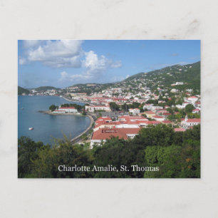 Charlotte Amalie, St. Thomas Postkarte