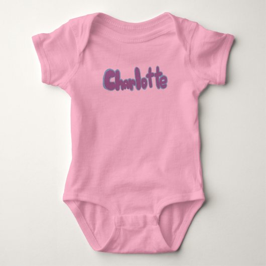 Charlotte baby strampler (Vorderseite)