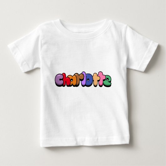Charlotte Baby T-shirt (Vorderseite)