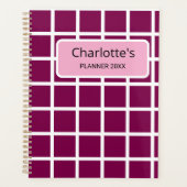 Charlotte benutzerdefinierbar planer (Vorderseite)