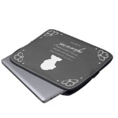 Charlotte Bronte - Behaltend Blick nach oben - Sch Laptopschutzhülle (Vorne Knopf)