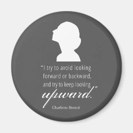 Charlotte Bronte - Behaltend Blick nach oben - Sch Magnet