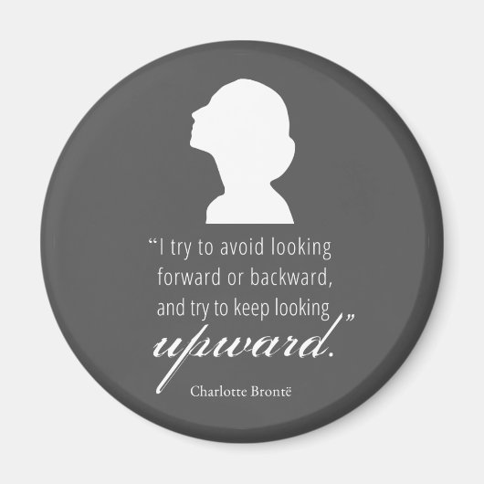 Charlotte Bronte - Behaltend Blick nach oben - Sch Magnet (Vorne)