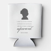 Charlotte Bronte - Behaltend Blick nach oben - Wei Dosenkühler (Vorderseite)