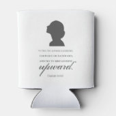 Charlotte Bronte - Behaltend Blick nach oben - Wei Dosenkühler (Rückseite)