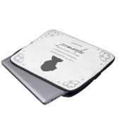 Charlotte Bronte - Behaltend Blick nach oben - Wei Laptopschutzhülle (Vorne Knopf)