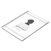 Charlotte Bronte - Behaltend Blick nach oben - Wei Notizblock (Linke Seite)