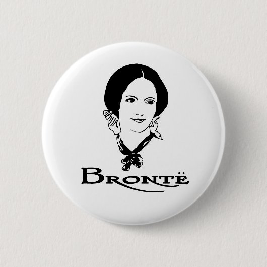 Charlotte Bronte Button (Vorderseite)