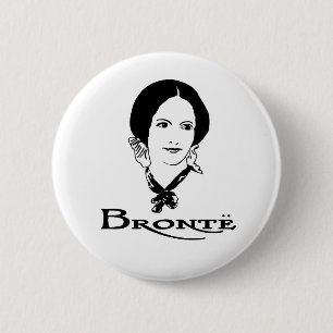 Charlotte Bronte Button