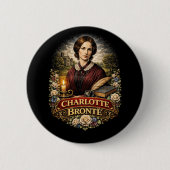 Charlotte Brontë Button (Vorderseite)