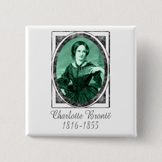 Charlotte Brontë Button (Vorderseite)