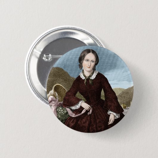 Charlotte Bronte Button (Vorne & Hinten)