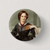 Charlotte Bronte | Button (Vorderseite)
