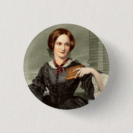 Charlotte Bronte | Button (Vorderseite)