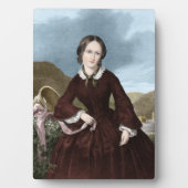 Charlotte Bronte Fotoplatte (Vorderseite)