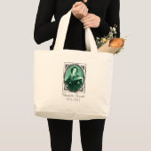 Charlotte Brontë Jumbo Stoffbeutel (Vorderseite (Produkt))