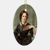 Charlotte Bronte | Keramik Ornament (Rechts)
