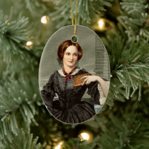 Charlotte Bronte   Keramik Ornament