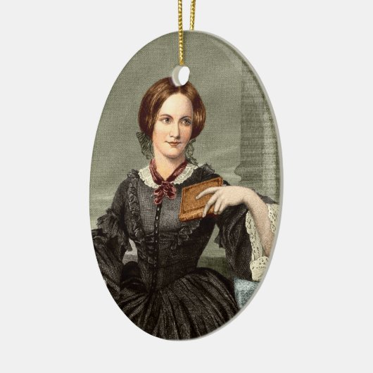Charlotte Bronte | Keramik Ornament (Links)