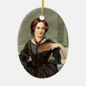 Charlotte Bronte | Keramik Ornament (Vorne)