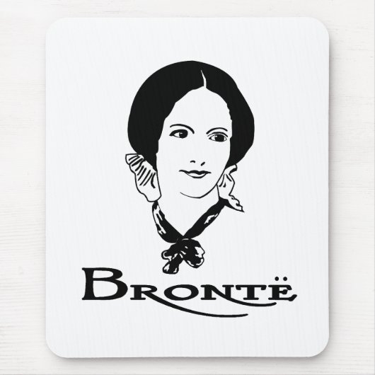 Charlotte Bronte Mousepad (Vorne)